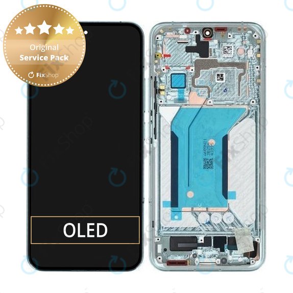 Xiaomi 14 23127PN0CC - LCD zaslon + steklo na dotik + okvir (Jade Green) - 56000600N300 Genuine Service Pack