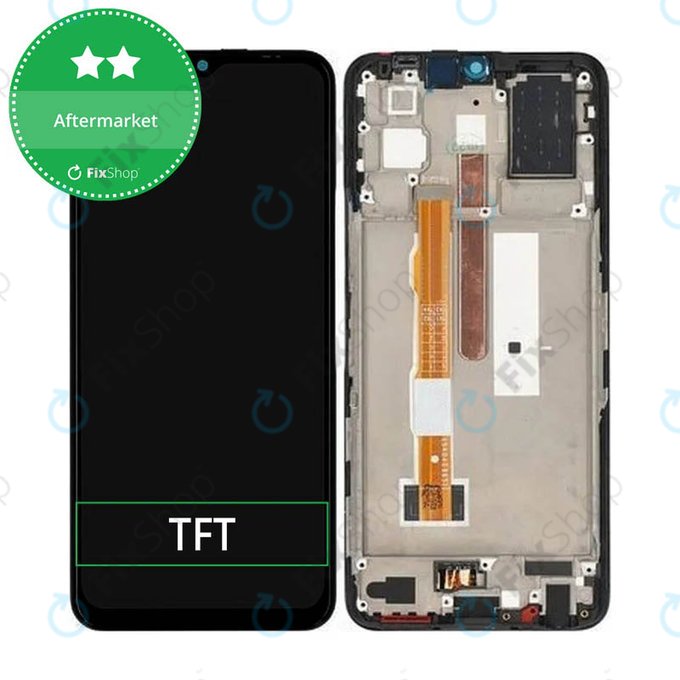 Vivo Y72 5G V2041 - LCD zaslon + steklo na dotik + okvir TFT