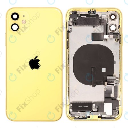 Apple iPhone 11 - Zadnje ohišje z majhnimi deli (Yellow)