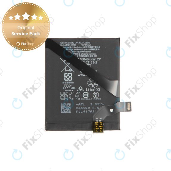 Baterija za Google Pixel 9 Pro Fold, Base GE59C, G949-00920-00, Genuine Service Pack