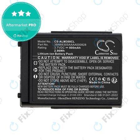 Baterija za Alcatel Mobile 300, 400 Dect, Mobile Reflexes 300, 400, 800mAh, Li-Ion, 3.7V, 3BN66305AAAA000828, HQ