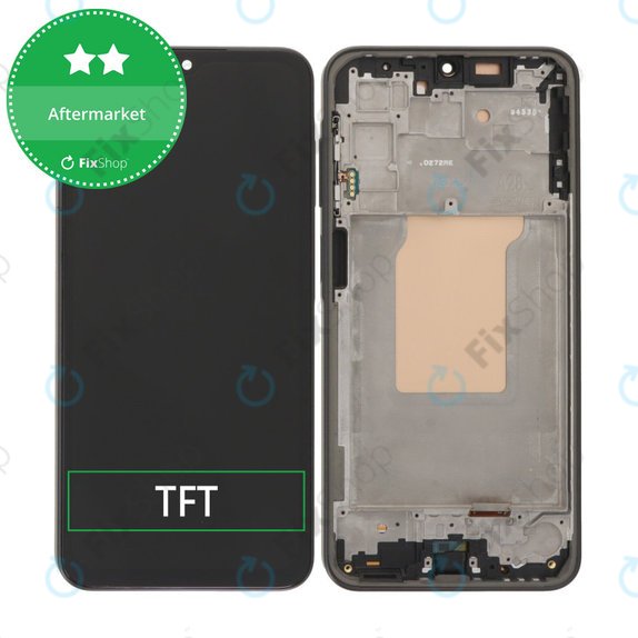 Samsung Galaxy A26 A266E - LCD zaslon + steklo na dotik + okvir (Black) TFT