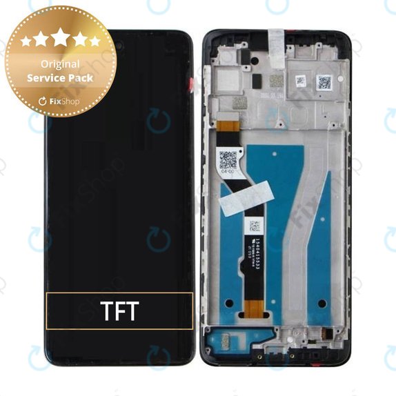 Motorola Moto G60 XT2135 - LCD zaslon + steklo na dotik + okvir - 5D68C18560 Genuine Service Pack