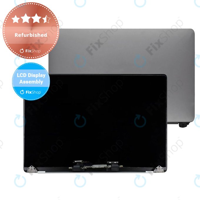 Apple MacBook Pro 15" A1707 (Late 2016 - Mid 2017) - LCD zaslon + sprednje steklo + pokrov (Space Grey) Refurbished