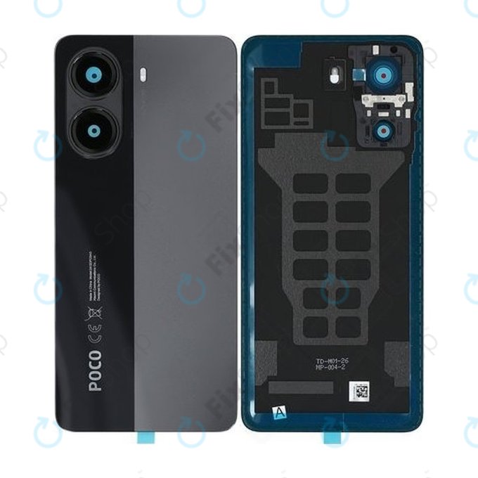 Xiaomi Poco X7 Pro 2412DPC0AG - Pokrov baterije (Black) - 56003000O1000 Genuine Service Pack