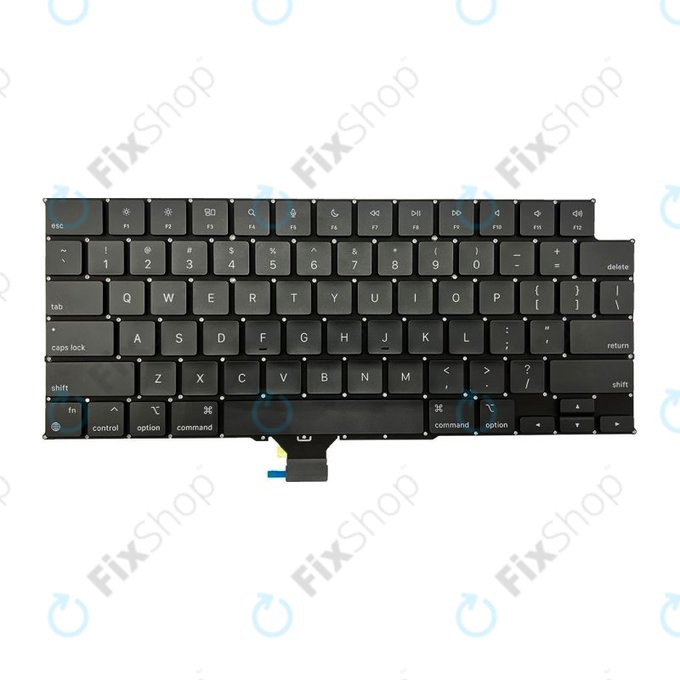 Apple MacBook Pro 14" M1 Pro A2442 (2021), 16" M1 Max A2485 (2021) - Tipkovnica US