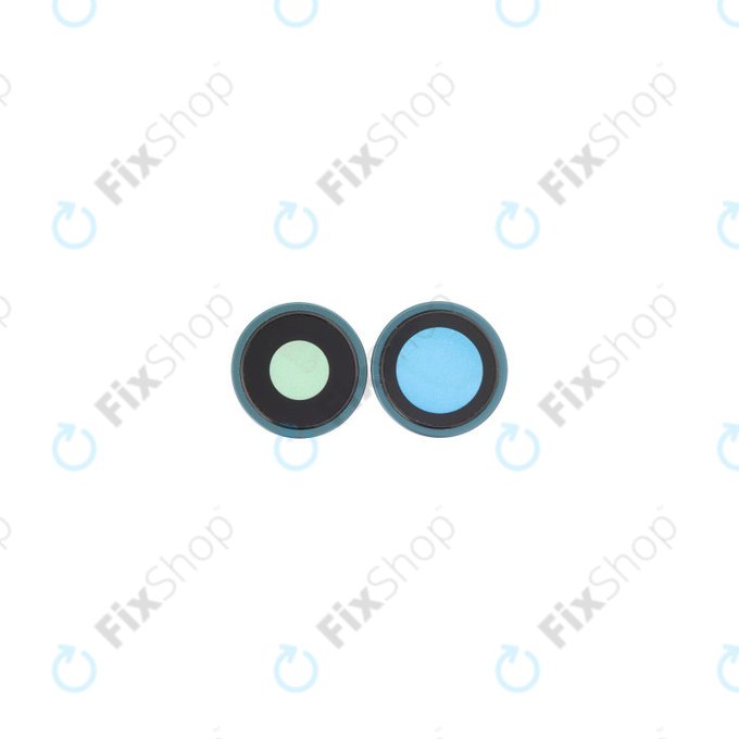 Apple iPhone 16, 16 Plus - Steklo zadnje kamere z okvirjem (Teal) - 2 kosa