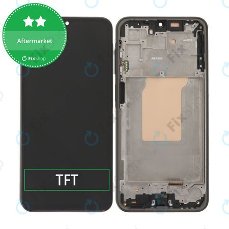 Samsung Galaxy A26 A266E - LCD zaslon + steklo na dotik + okvir (Black) TFT