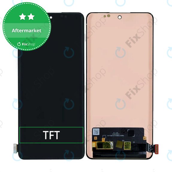 Oppo Reno 10 CPH2531 - LCD zaslon + steklo na dotik TFT