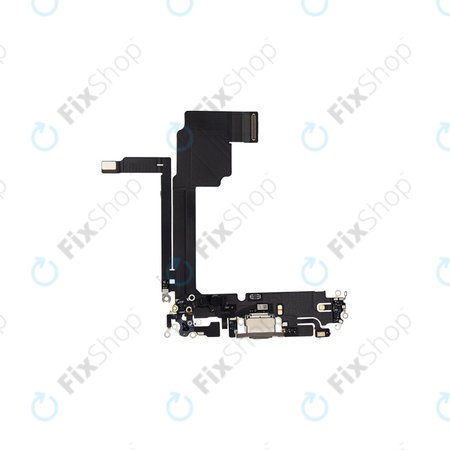 Apple iPhone 15 Pro Max - Priključek za polnjenje + Flex kabel (Natural Titanium)