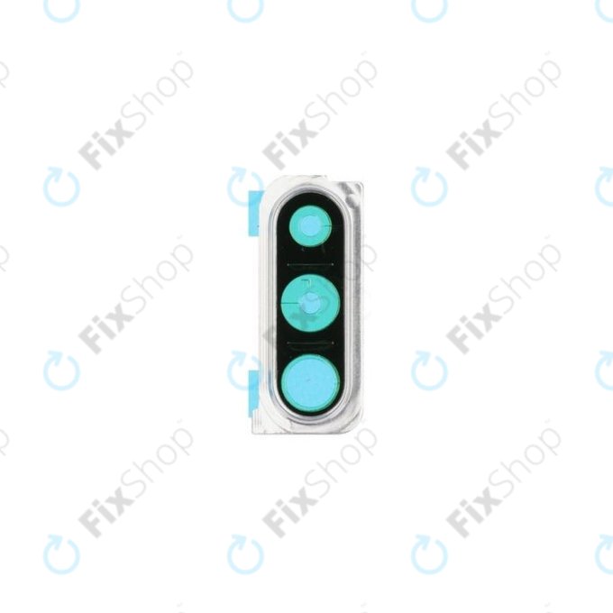 Samsung Galaxy A30s A307F - Stekleni okvir zadnje kamere (Prism Crush White) - GH98-44768D Genuine Service Pack