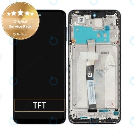 Xiaomi Redmi Note 9 Pro - LCD zaslon + steklo na dotik + okvir (Glacier White) - 560002J6B200 Genuine Service Pack