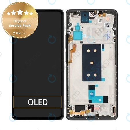 Xiaomi 11T - LCD zaslon + steklo na dotik + okvir (Meteorit Grey) - 560004K11R00 Genuine Service Pack