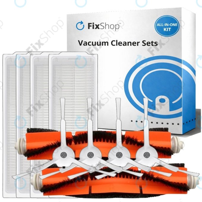 Komplet nadomestnih delov za Xiaomi Mi Robot Vacuum Mop 2 Pro, 2 Lite (2x Glavna krtača, 4x Filter, 4x Stranska krtača)