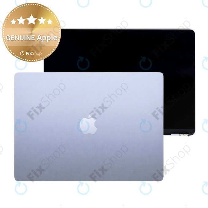 LCD zaslon za MacBook Air 13", A3240 (2025), s sprednjim steklom in pokrovom, Sky Blue, 661-50106, Genuine Apple