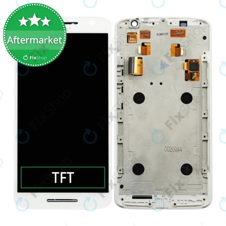 Motorola Moto X Play XT1562 - LCD zaslon + steklo na dotik + okvir (White) TFT