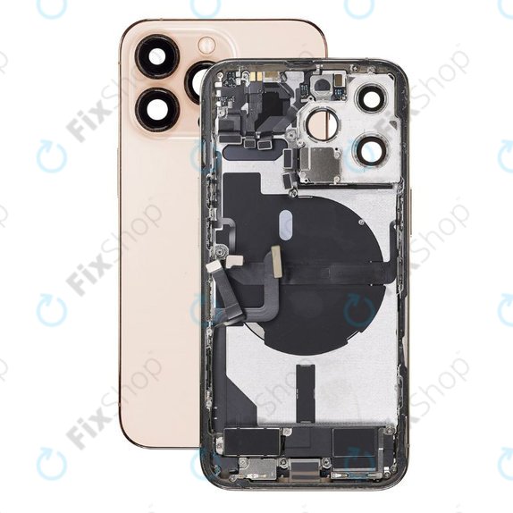 Apple iPhone 13 Pro - Zadnje ohišje z majhnimi deli (Gold)
