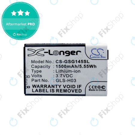 Baterija za Gigabyte GSmart G1345, 1500mAh, Li-Ion, 3.7V, GLS-H03, HQ