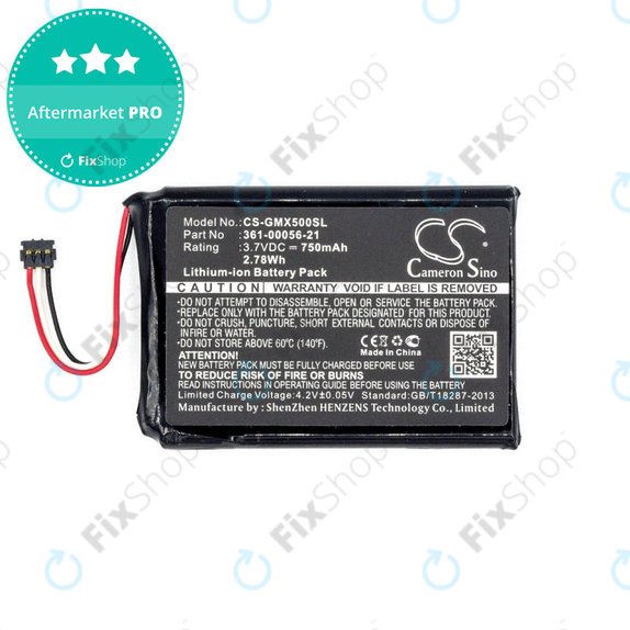 Baterija za Garmin Driveluxe 50, 750mAh, Li-Ion, 3.7V, 361-00056-21, HQ