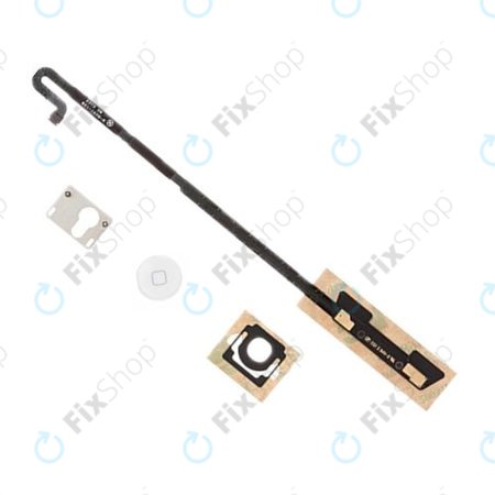 Apple iPad 4 - Gumb Domov + Flex kabel + držalo (White)