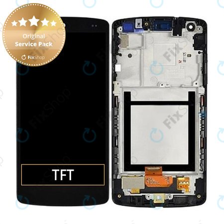 LG Nexus 5 D821 - LCD zaslon + steklo na dotik + okvir (Black) - ACQ86661402 Genuine Service Pack