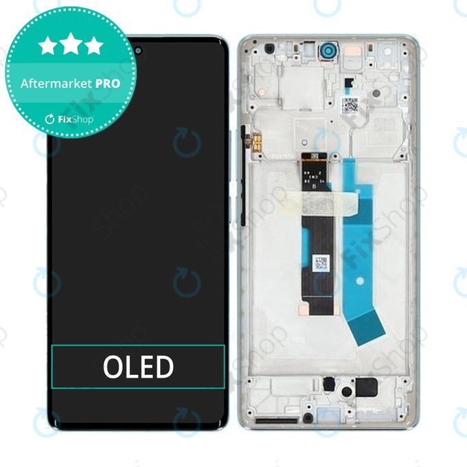 Xiaomi Redmi Note 14 Pro 4G 24116RACCG - LCD zaslon + steklo na dotik + okvir (Ocean Blue) OLED