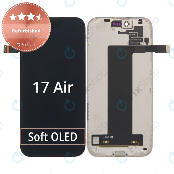 Apple iPhone 17 Air - LCD zaslon + steklo na dotik + okvir Refurbished