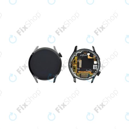 Huawei Watch 3 Galileo-L11E - LCD zaslon + steklo na dotik + okvir (Black) - 02354JHA Genuine Service Pack