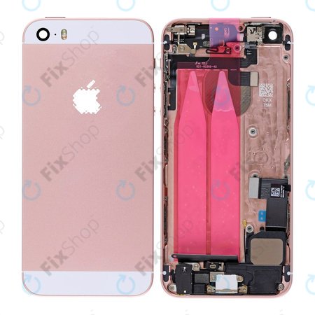 Apple iPhone SE - Zadnje ohišje z majhnimi deli (Rose Gold)