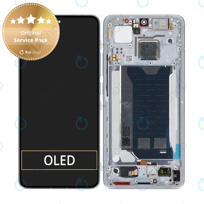 Xiaomi Poco F7 Pro 5G - LCD zaslon + steklo na dotik + okvir (Blue) - 56002100O1100 Genuine Service Pack