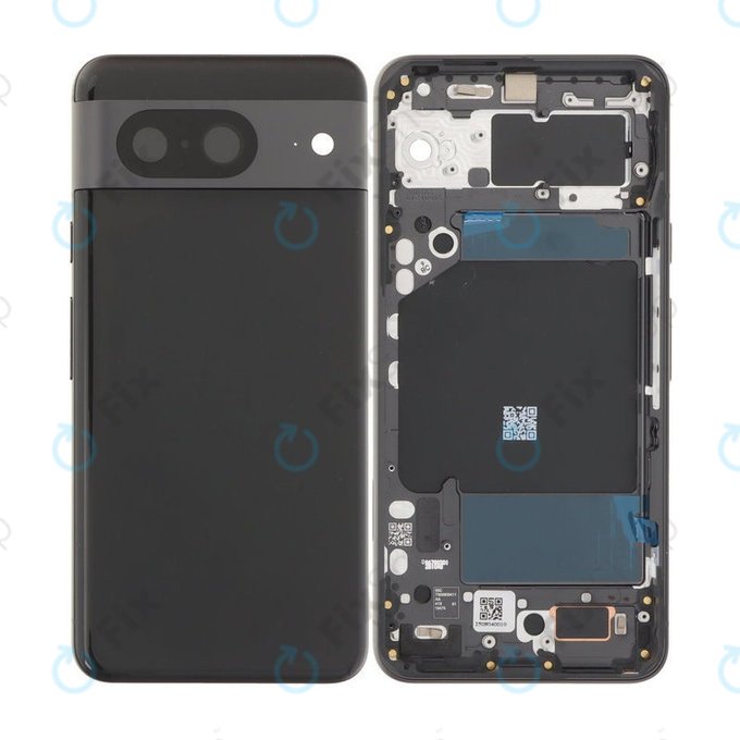 Google Pixel 8 - Pokrov baterije komplet (Obsidian)
