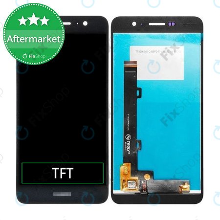 Huawei Y6 Pro - LCD zaslon + steklo na dotik (Black) TFT