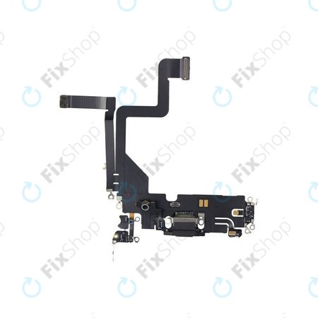 Apple iPhone 14 Pro - konektor za polnjenje + Flex kabel (Space Black)
