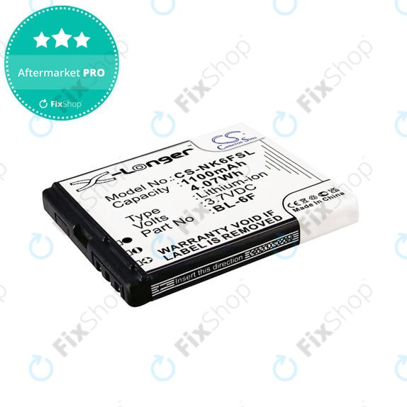 Baterija za Nokia N78, N79, N95 8GB, 1100mAh, Li-Ion, 3.7V, BL-6F, HQ