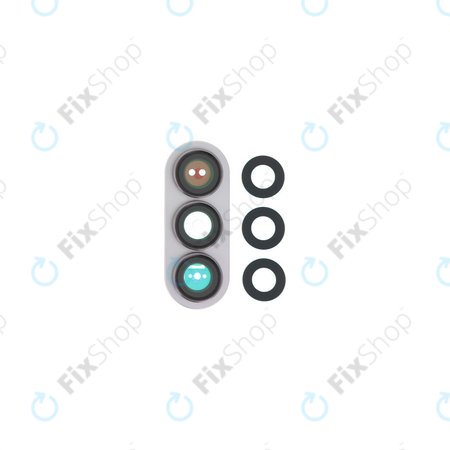 Samsung Galaxy Z Fold 7 F966B - Steklo zadnje kamere + okvir (Silver Shadow)