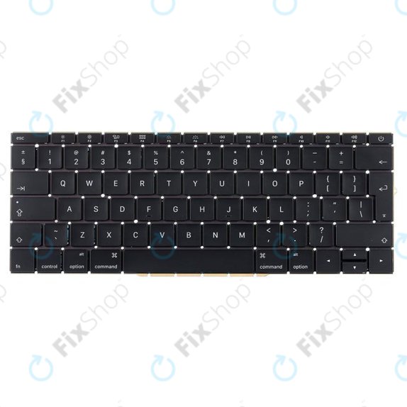 Apple MacBook Pro 13" A1708 (Late 2016 - Mid 2017) - Tipkovnica UK