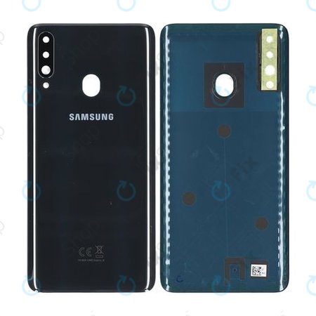 Samsung Galaxy A20s A207F - Pokrov baterije (Black) - GH81-19446A Genuine Service Pack
