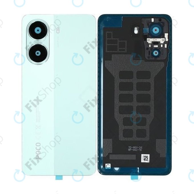 Xiaomi Poco X7 Pro 2412DPC0AG - Pokrov baterije (Green) - 56002900O1000 Genuine Service Pack