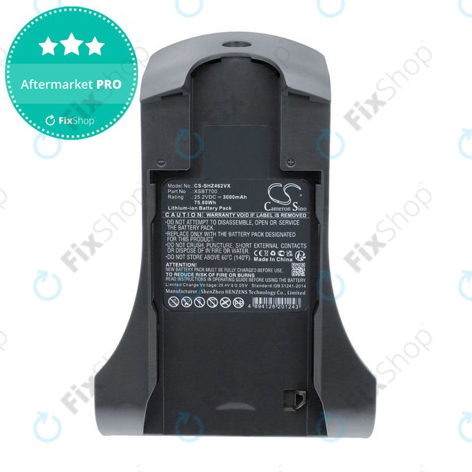 Baterija za Shark IZ, 3000mAh, Li-Ion, 25.2V, XSBT700, HQ