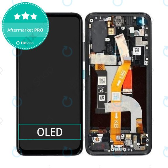 Asus Zenfone 8 ZS590KS - LCD zaslon + steklo na dotik + okvir (Obsidian Black) OLED