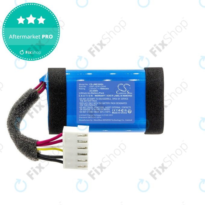 Baterija za JBL Charge Essential 2, 7800mAh, Li-Ion, 3.6V, GSP-1S3P-CH40, HQ