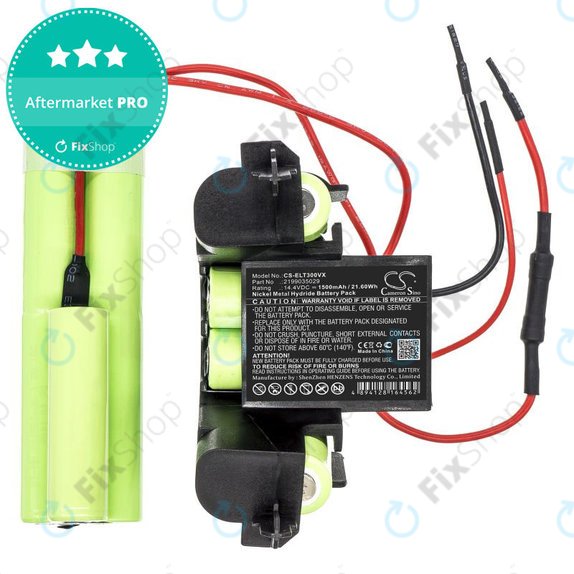 Baterija za Electrolux ErgoRapido ZB3004, ZB3005, ZB3006, AEG AG3004, AG3005, AG3006, 1500mAh, Ni-MH, 14.4V, 2199035029, HQ