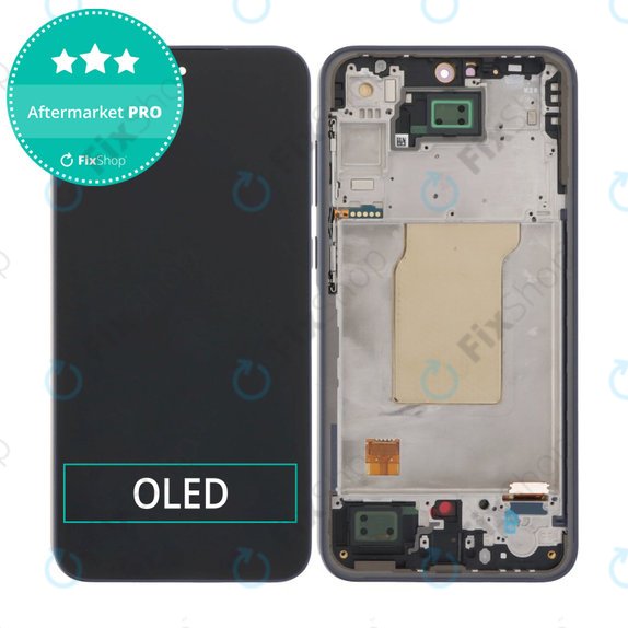 Samsung Galaxy A35 A356B - LCD zaslon + steklo na dotik + okvir (Awesome Navy) OLED