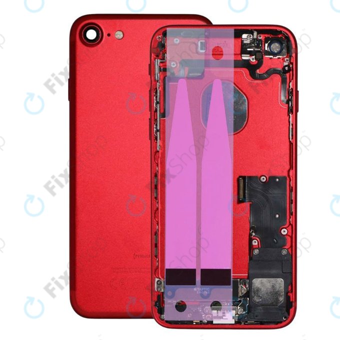Apple iPhone 7 - Zadnje ohišje z majhnimi deli (Red)
