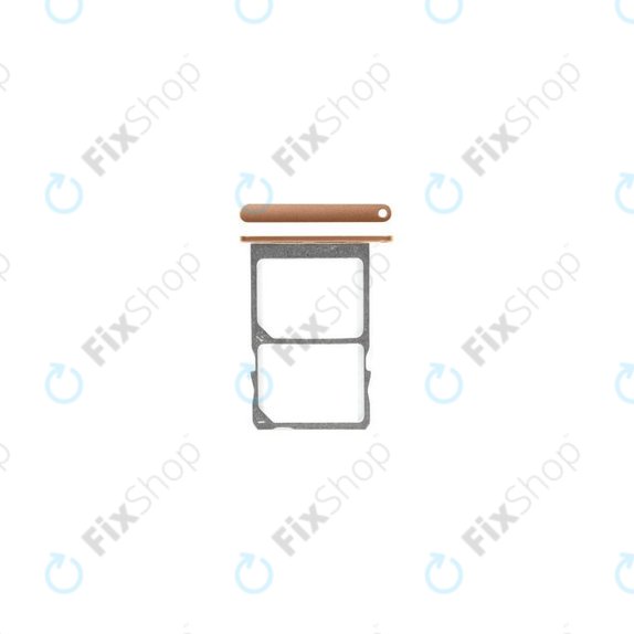 Nokia 3 - Reža za kartico SIM (Copper White) - MENE152006A Genuine Service Pack