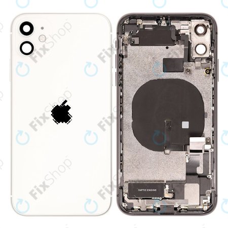 Apple iPhone 11 - Zadnje ohišje z majhnimi deli (White)