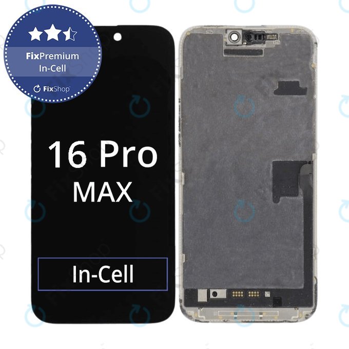 Apple iPhone 16 Pro Max - LCD zaslon + steklo na dotik + okvir In-Cell FixPremium