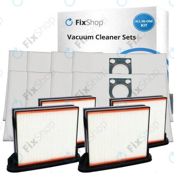 Komplet nadomestnih delov za BOSCH GAS 25 (4x Filter, 8x Vrečka za prah)