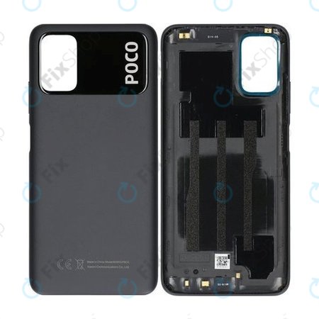 Xiaomi Poco M3 - Pokrov baterije (Power Black) - 55050000L39X Genuine Service Pack