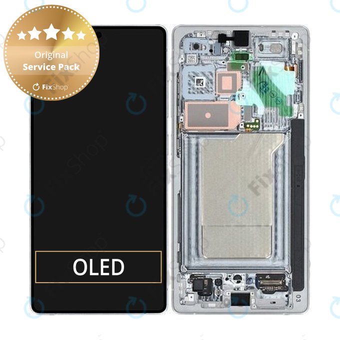 Samsung Galaxy S25 Ultra - LCD zaslon + steklo na dotik + okvir (Titanium Silverblue) - GH82-36387C Genuine Service Pack